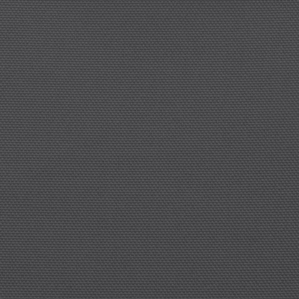 Żagiel przeciwsłoneczny prostokątny z tkaniny Oxford, 2 x 5 m, antracyt