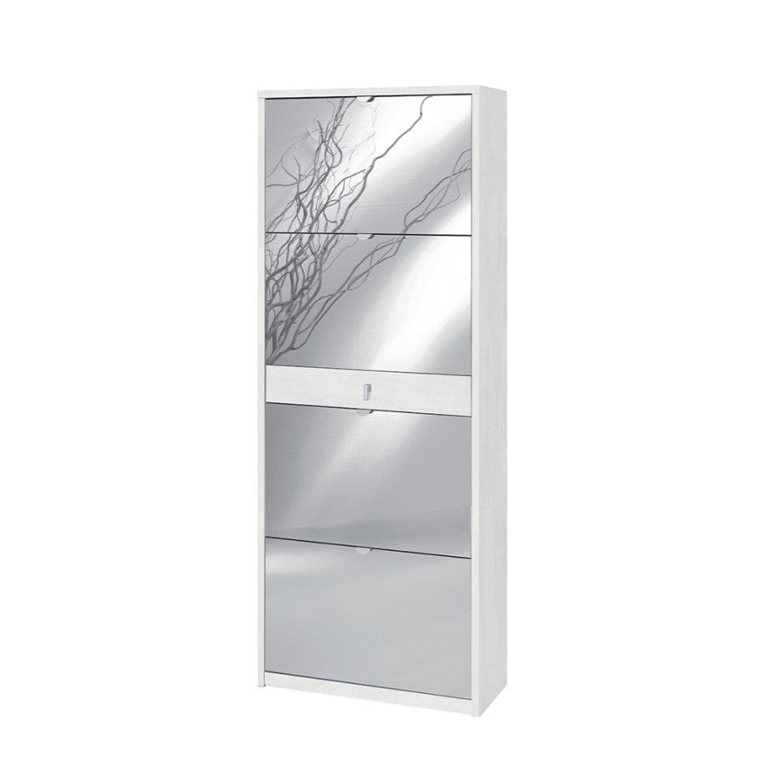 Meuble à chaussures en isorel Blanc 20 paires maximum - 3