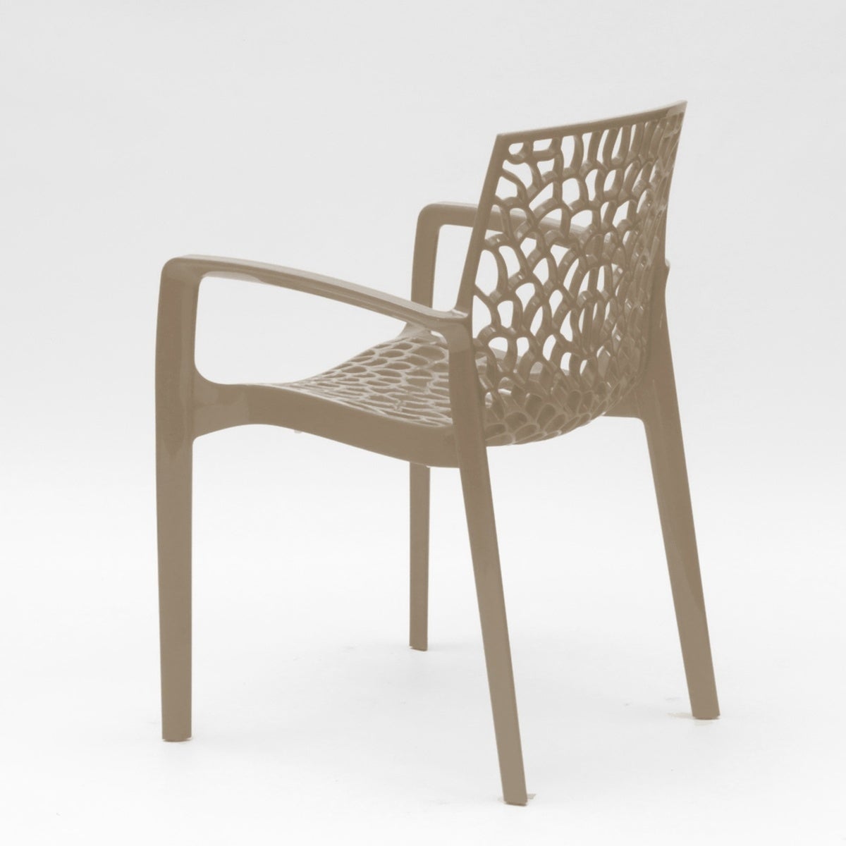 Chaise en polypropylène accoudoirs jardin café Grand Soleil Gruvyer Arm - 5