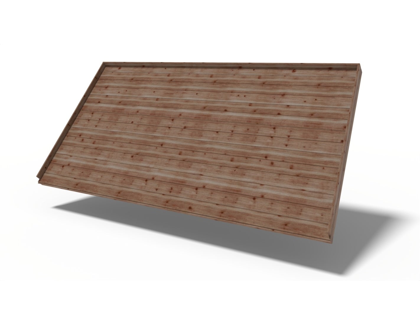 Plancher universel pour abris de jardin - 18 mm - paquet de 3 m2 - Traité - POD05 - ALTANKA - 3