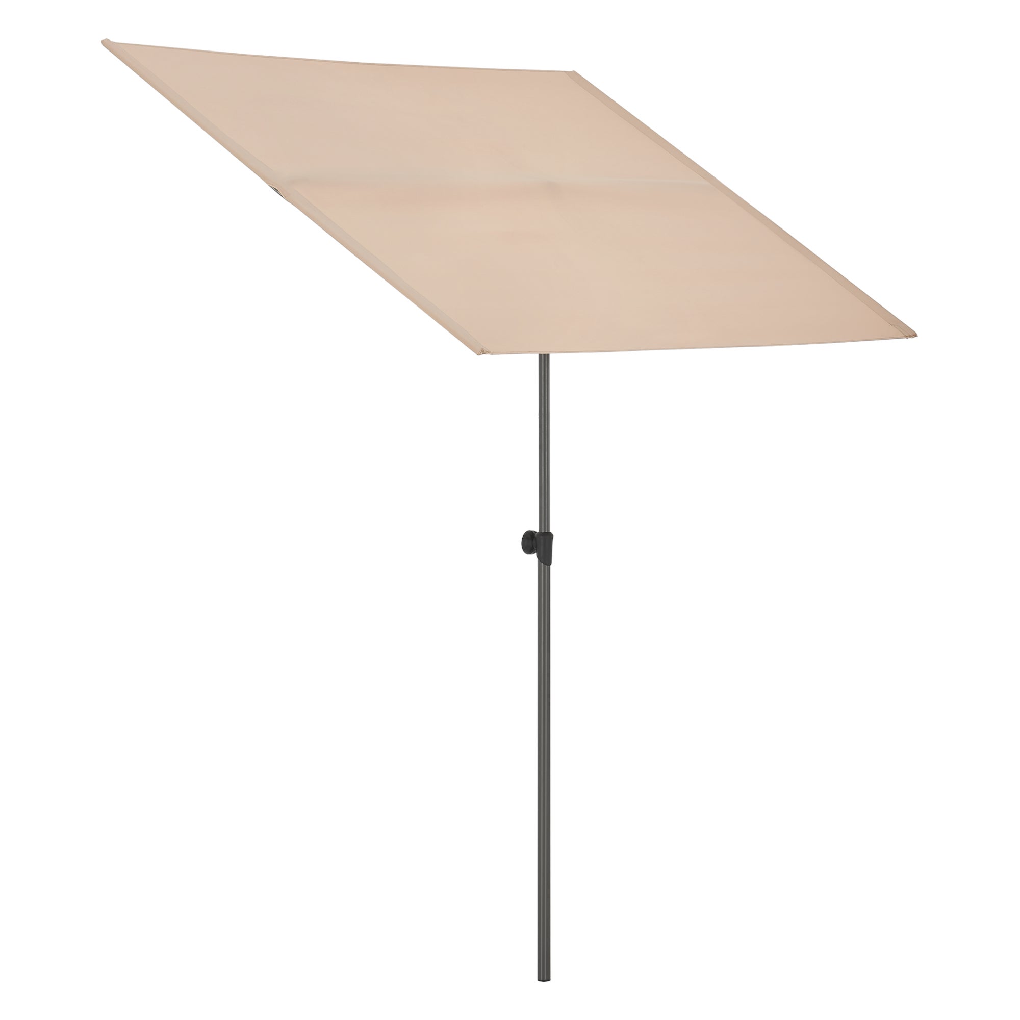 Parasol Carsoli inclinable à 360° rectangulaire 180 x 130 cm sable [pro.tec] - 5