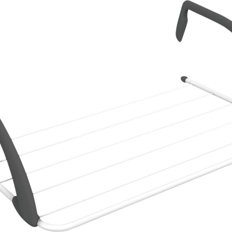 Suszarka na grzejnik, 3m powierzchni suszenia, regulowane i solidne ramiona, stal/żywica, Biała