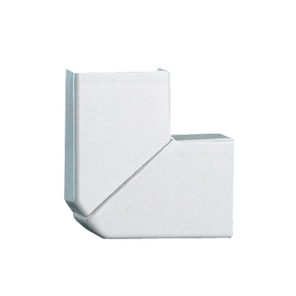 Angle plat 40x12,5 blanc - 2