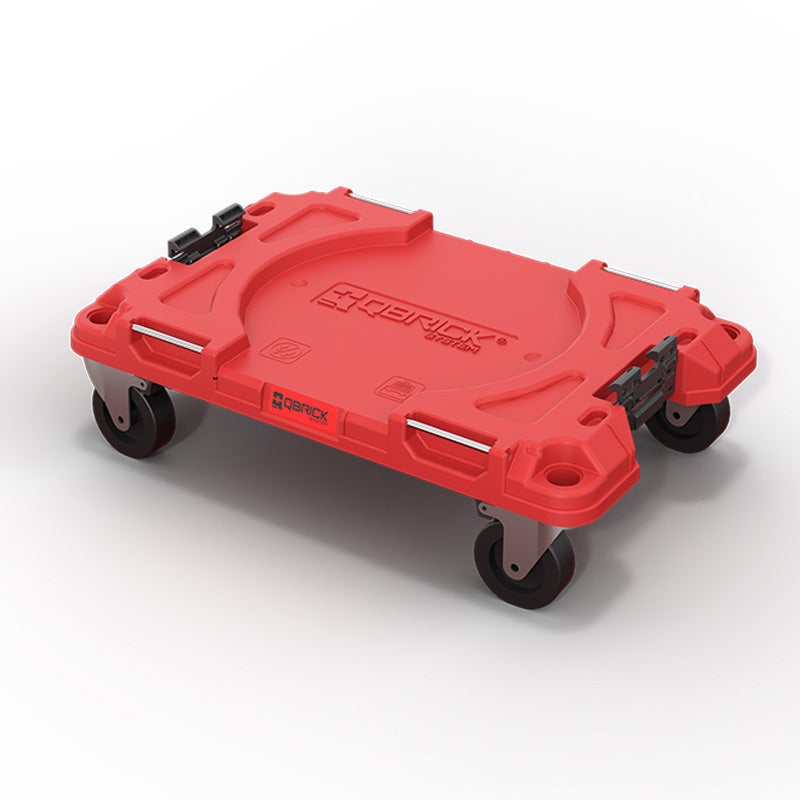 QBRICK SYSTEM PRO PLATFORMA TRANSPORTOWA WÓZEK 100kg 510x328x145 RED ULTRA