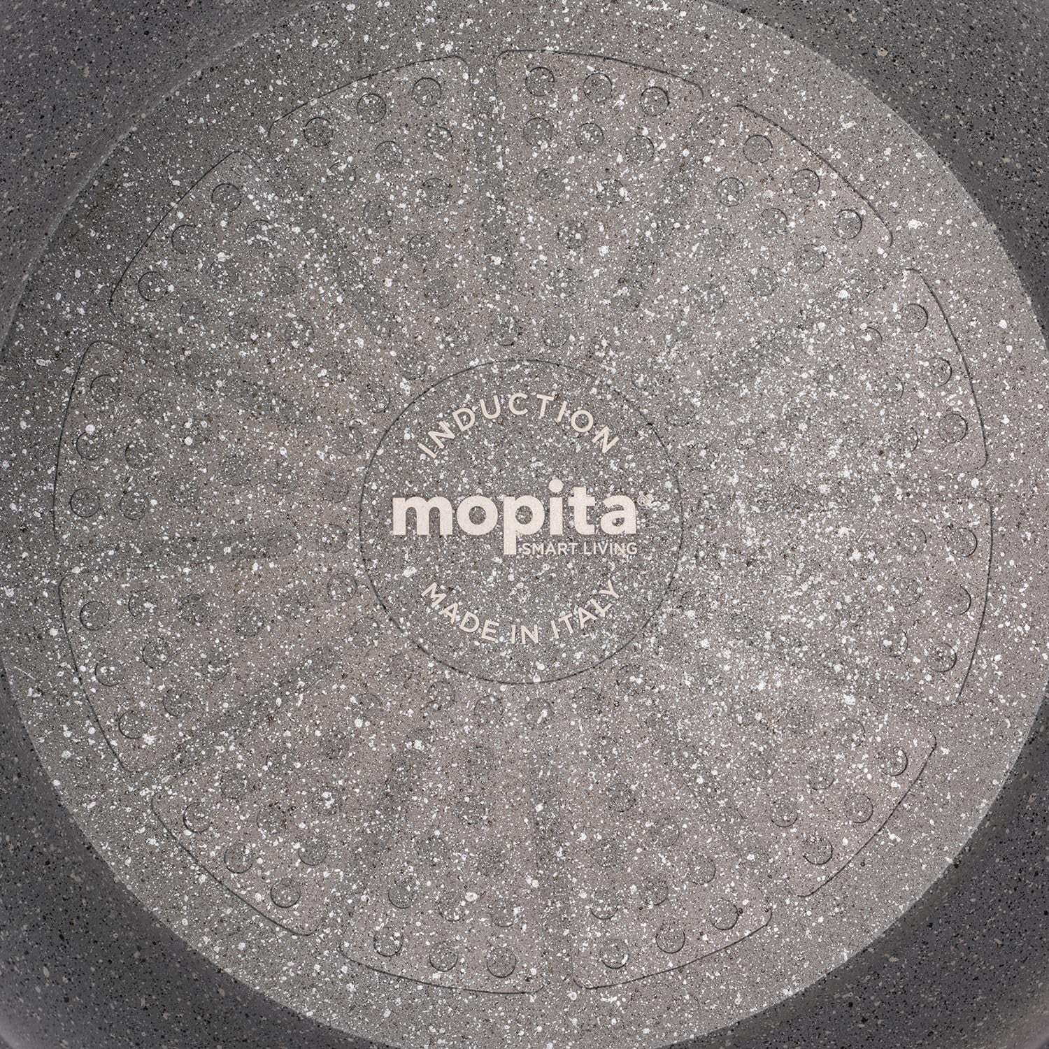 MOPITA CLASSICO, Padella Antiaderente ø 30 cm, Padella Induzione e per Tutti i Piani di Cottura, Rivestimento 5 Strati, Manico Soft Touch Antiscivolo - 3