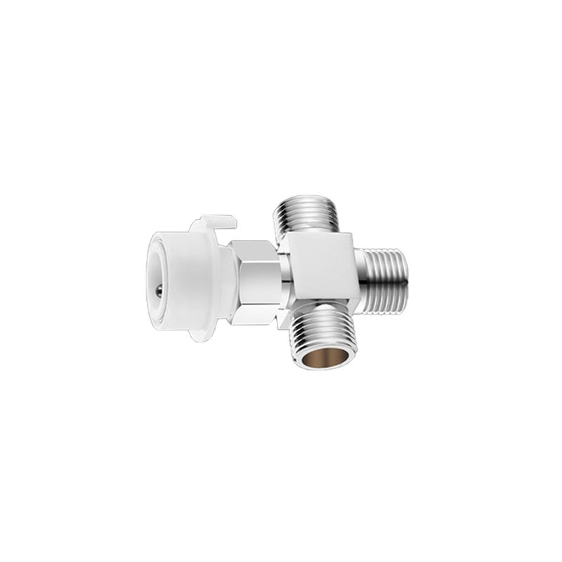 Adattatore Splitter Per Rubinetto Cucina | Con Interruttore Per Deviare Acqua A WC, Bidet, Doccia | Lega Di Zinco