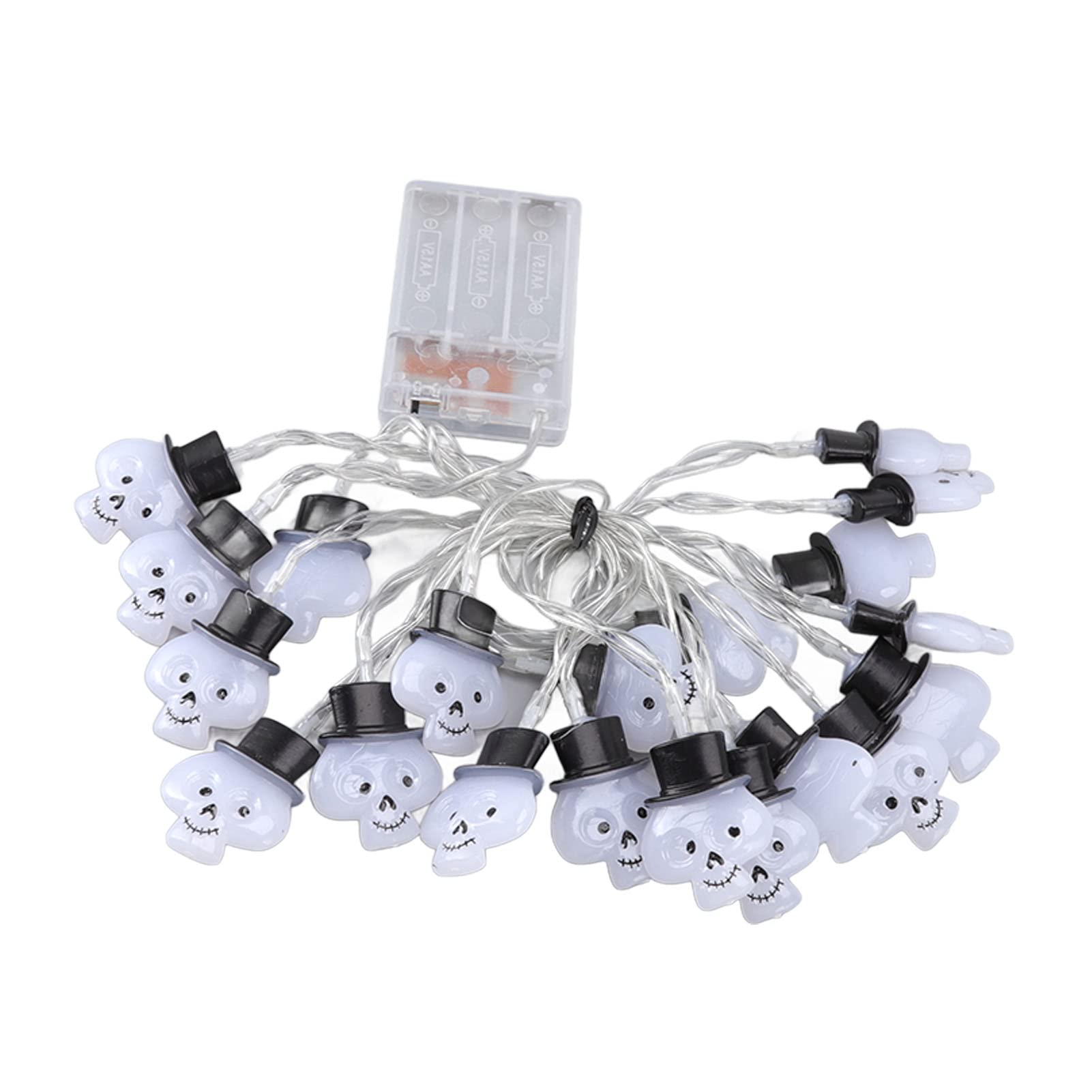 Guirlande Lumineuse LED En Forme De Tête De Mort Avec 10 Lumières Pour