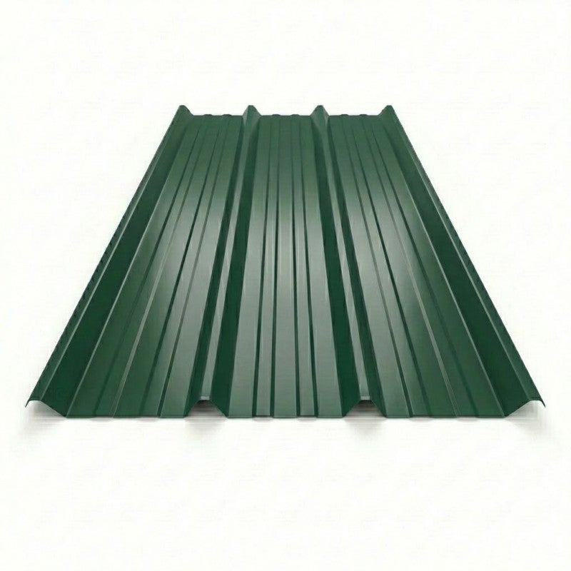 Chapa perfilada de acero lacado 1045 63/100 - verde 6009 - 105x300 cm
