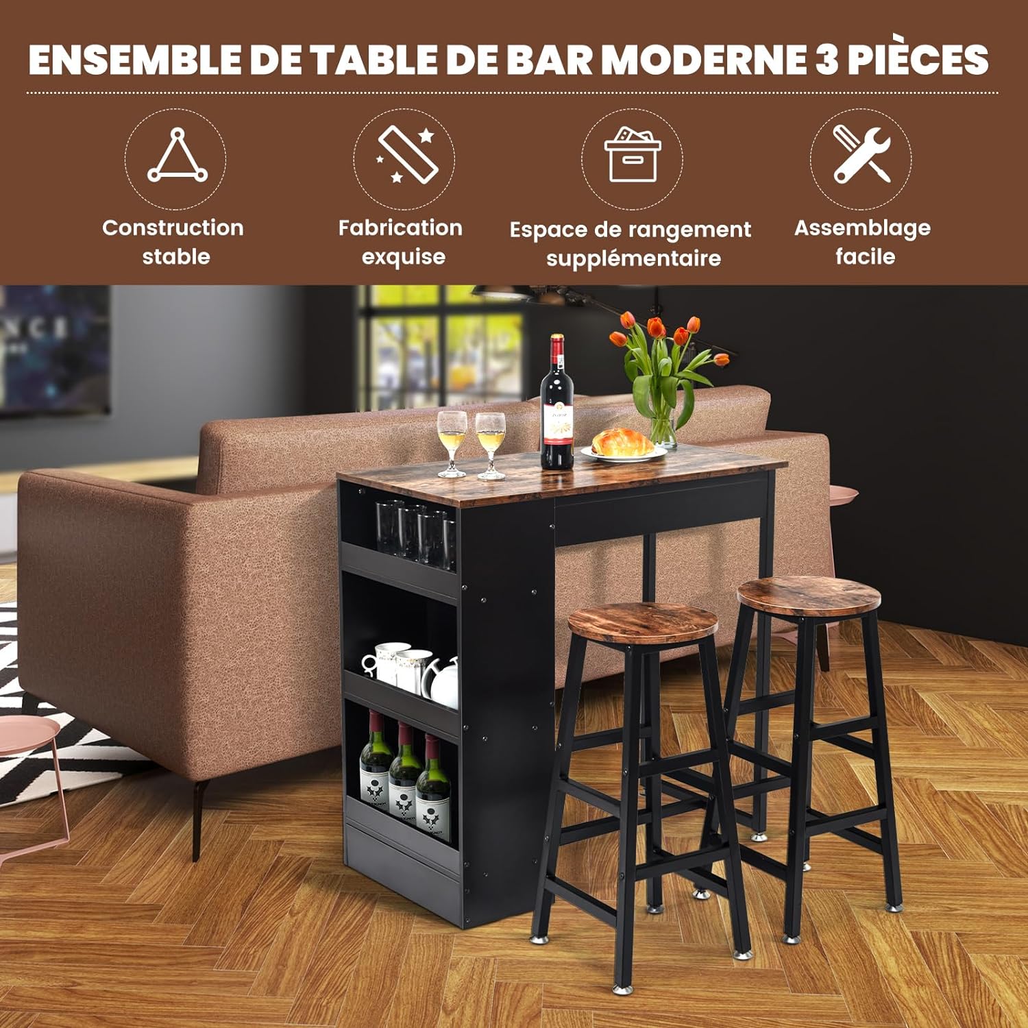 Tavolo Bar Con Sgabelli Pezzi Tavolo Da Bar Set Tavolo Da