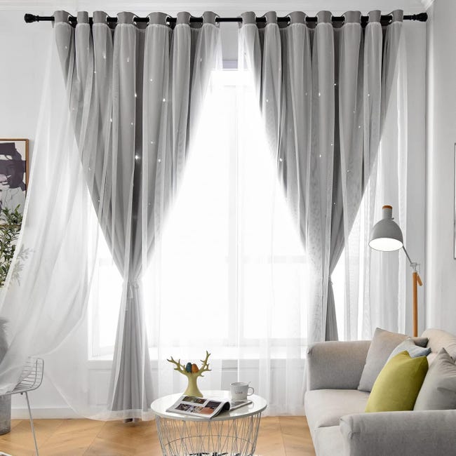 Fmfunctex Tende semitrasparenti in voile bianco argento per camera da letto, 228,6 cm di lunghezza, per soggiorno, rami, con occhielli, in lino, testurizzate, filtranti la luce, tende per sala da Fmfunctex Tende semitrasparenti in voile bianco argento per camera da letto, 228,6 cm di lunghezza, per soggiorno, rami, con occhielli, in lino, testurizzate, filtranti la luce, tende per sala da