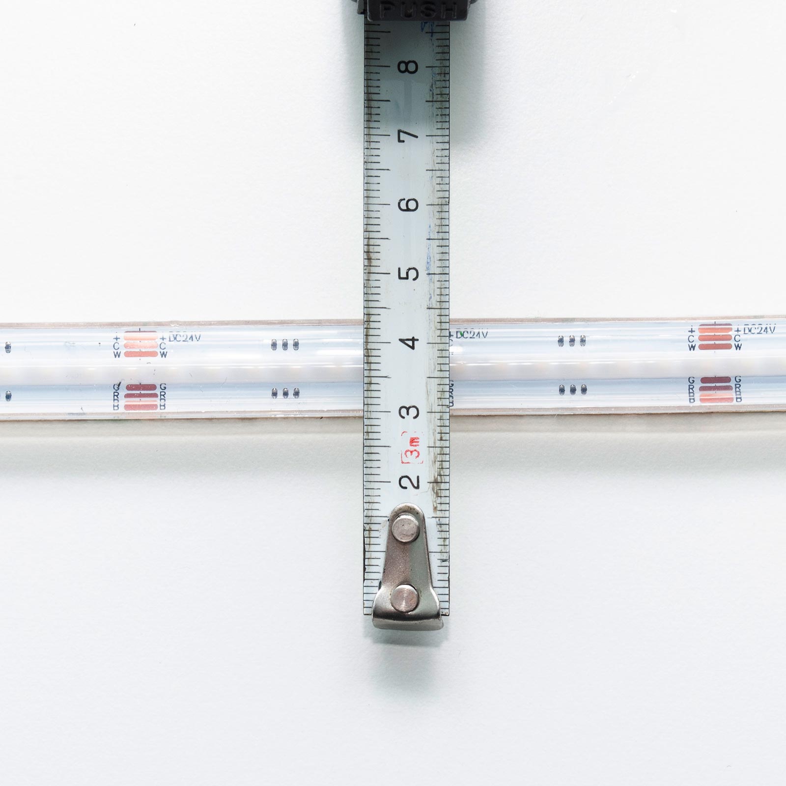 KIT SMART IP67 cromoterapia box doccia LED RGB CCT da 3000K a 6000K luce colorata bagno turco sauna alimentatore 24V centralina WiFi Alexa Google - 6