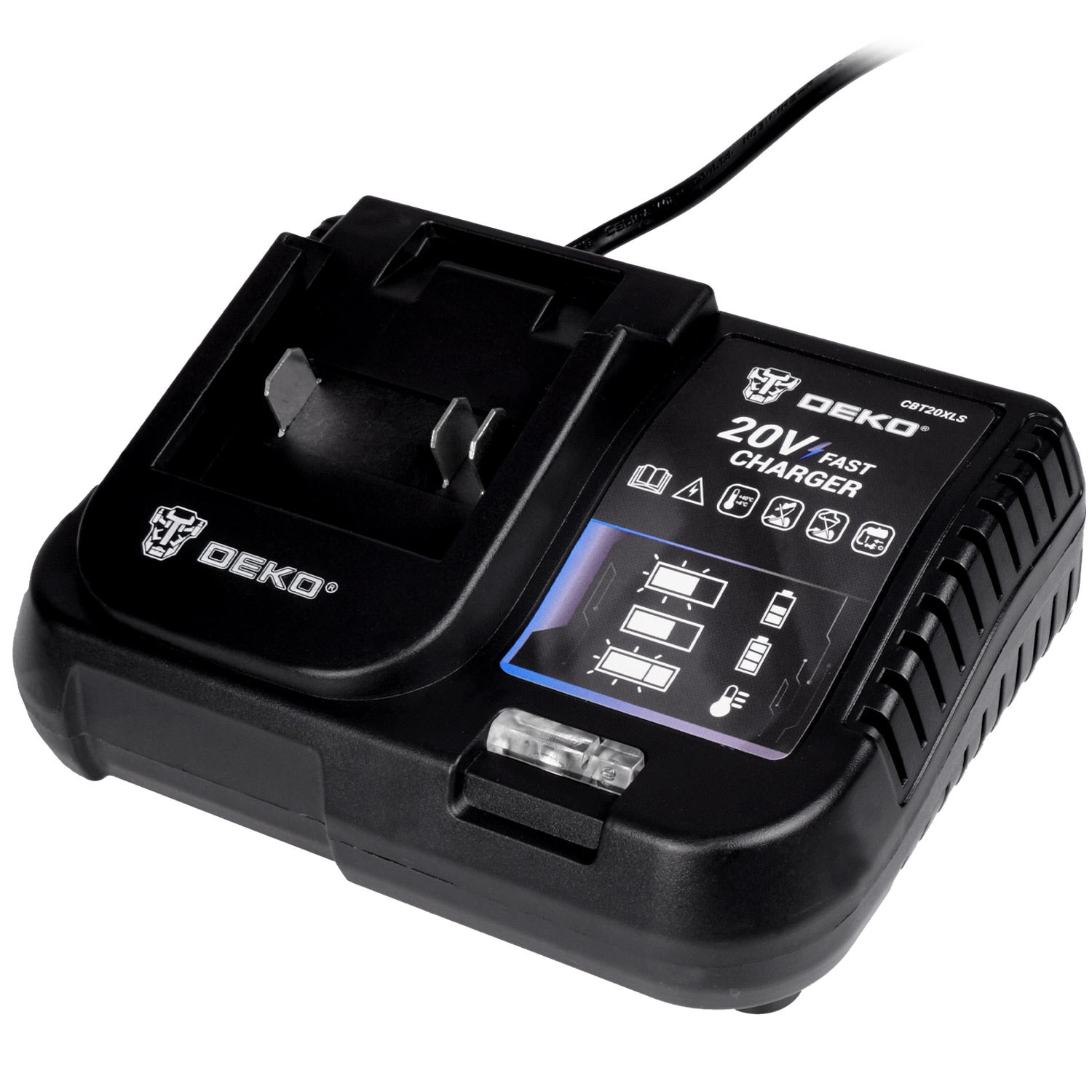 Stacja ładująca ładowarka DEKO CBT20XLS-GS 20V UNV DXBL quick charge