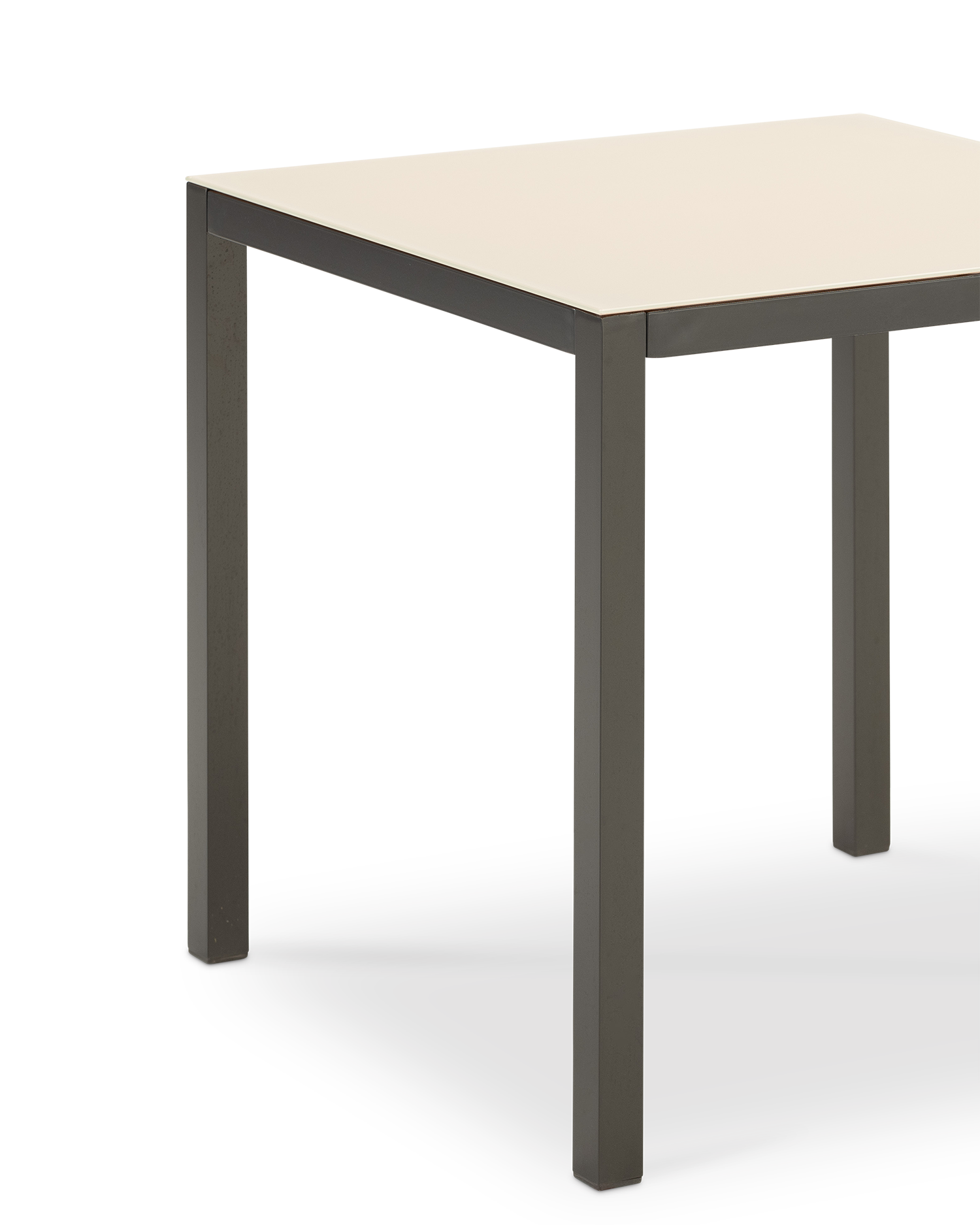 Conjunto mesa fija 70×70 y 2 sillas jardín marrón - Tokyo - 7