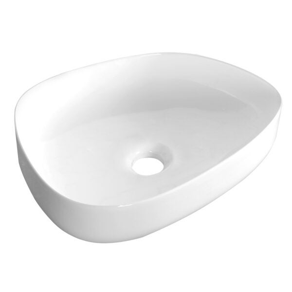 Umywalka nablatowa KR-440 biała KERRA