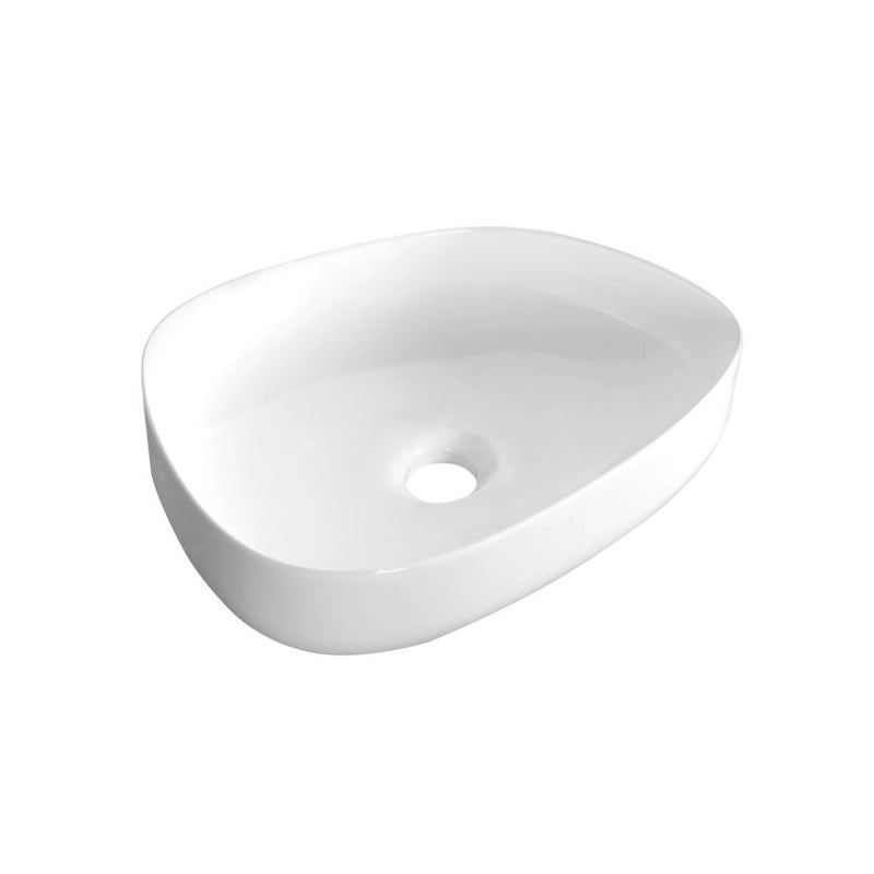 Umywalka nablatowa KR-440 biała KERRA