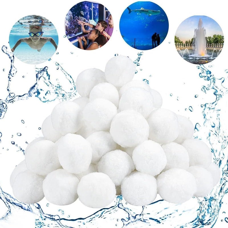 Kulki filtrujące do filtrów basenowych, systemów filtracji basenowej i pomp filtrujących (1600 g)