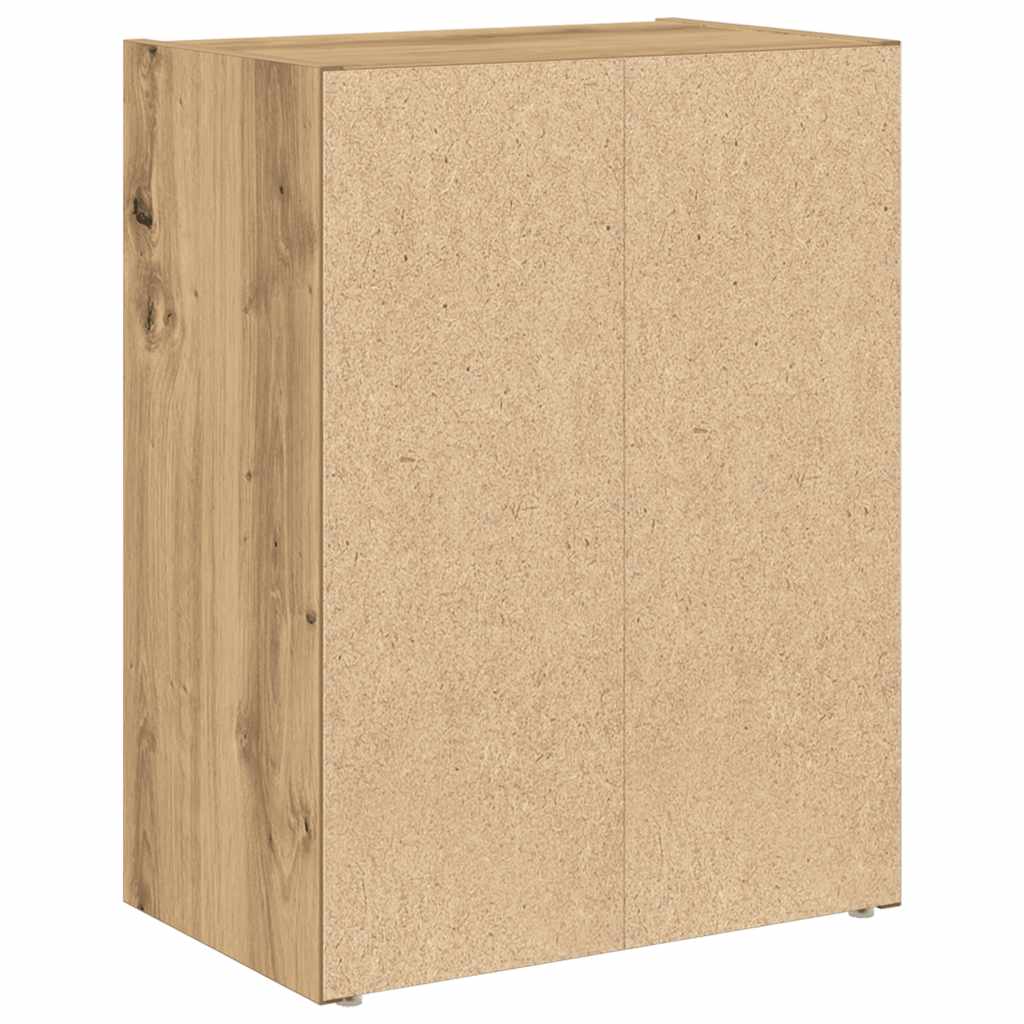Bibliothèque pour Bureau en Bois Marron H. 52 x l. 40 x P. 24 cm - 7