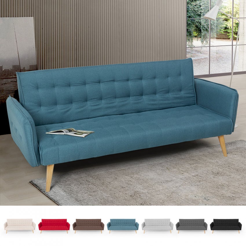 Modus Sofá Modus Sofá Sofá Cama Clic Clac De 3 Plazas En Tejido, Reclinable Malibu , Leroy Merlin