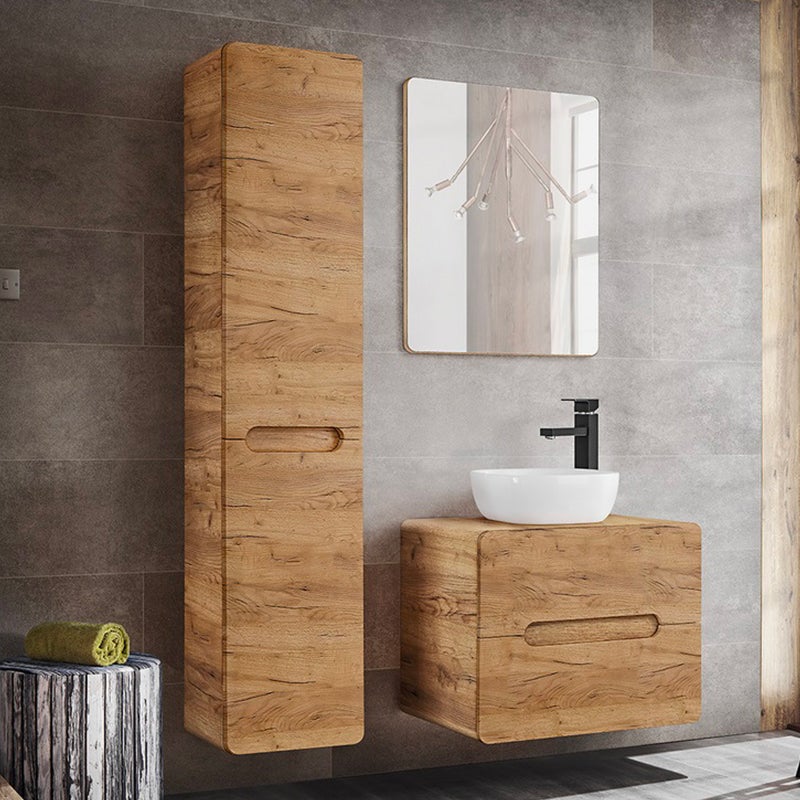Szafka pod umywalkę nablatową ARUBA CRAFT 828 60cm dąb craft - 2