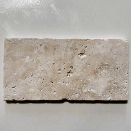 Albedo Pierre - Carrelage Travertin Vieilli Sol & Mur - 20X10X1 CM
