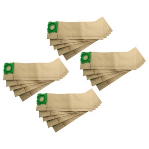 Vhbw 20x sacchetto compatibile con Sebo Airbelt K1, K1 ECO 1200, K1 ECO 700, K1 Family aspirapolvere - in microfibra, 29cm x 14cm, bianco | Leroy Merlin
