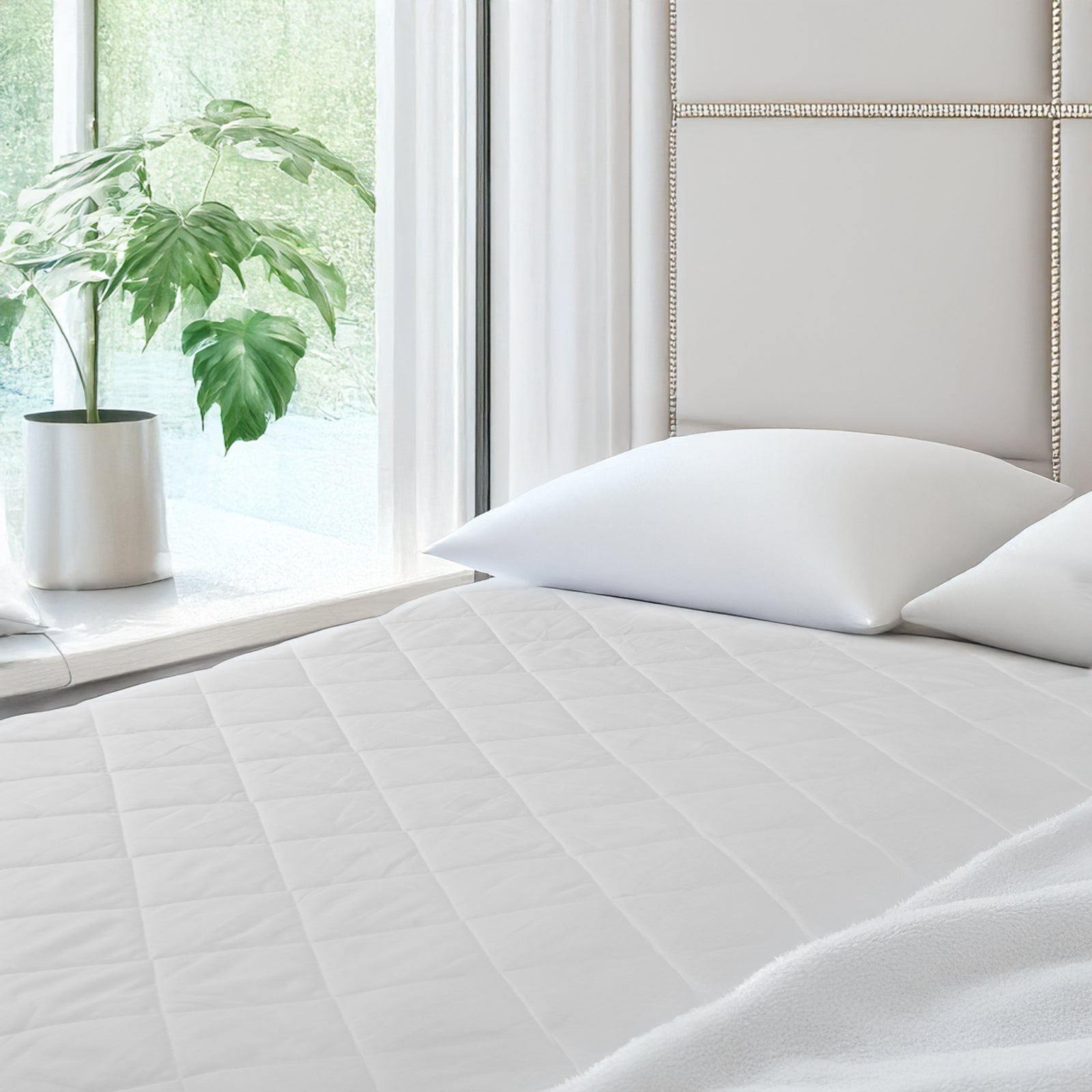 Surmatelas Chauffant 150x80 cm,VEVOR Chauffe-lit Électrique en Tissu Brossé avec 4 Niveaux de Chauffage,Minuterie 12H,Sangles Profondes Élastiques - 8