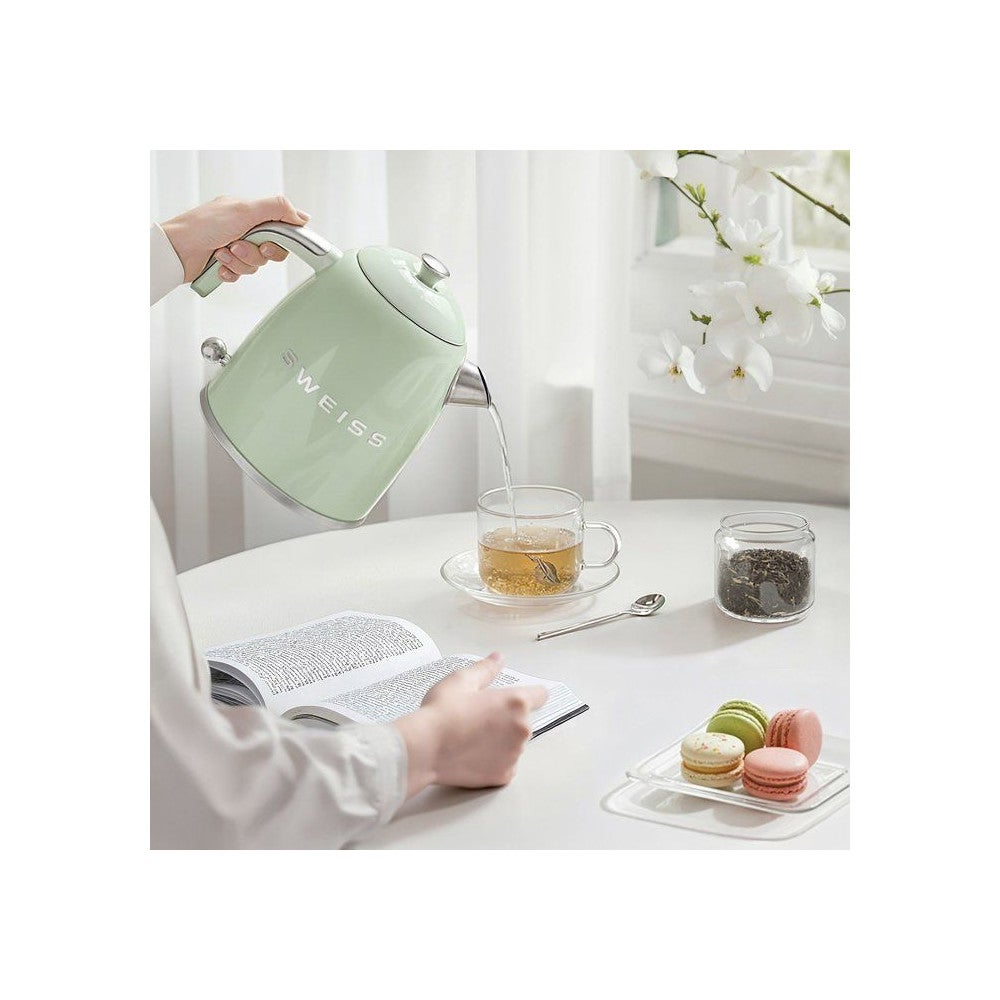Bouilloire électrique SWEISS KTS7 1 L 1000W vert menthe - 2