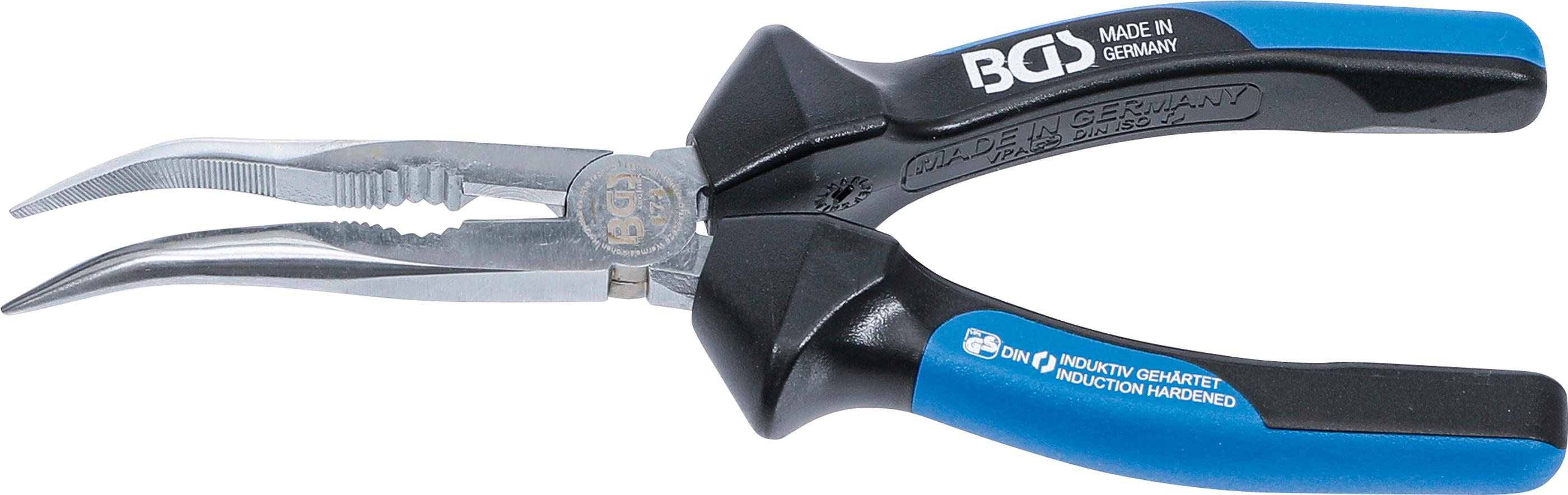 BGS Pinza Becchi Mezzi Tondi Con Tagliente Piegata 200 Mm Leroy bgs-pinza-becchi-mezzi-tondi-con-tagliente-piegata-200-mm-leroy
