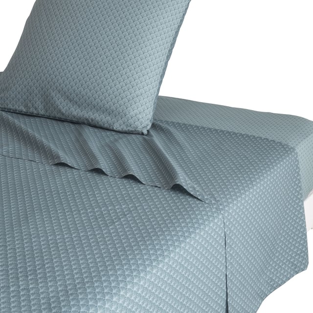 Drap plat imprimé en viscose de bambou, CAMILLE