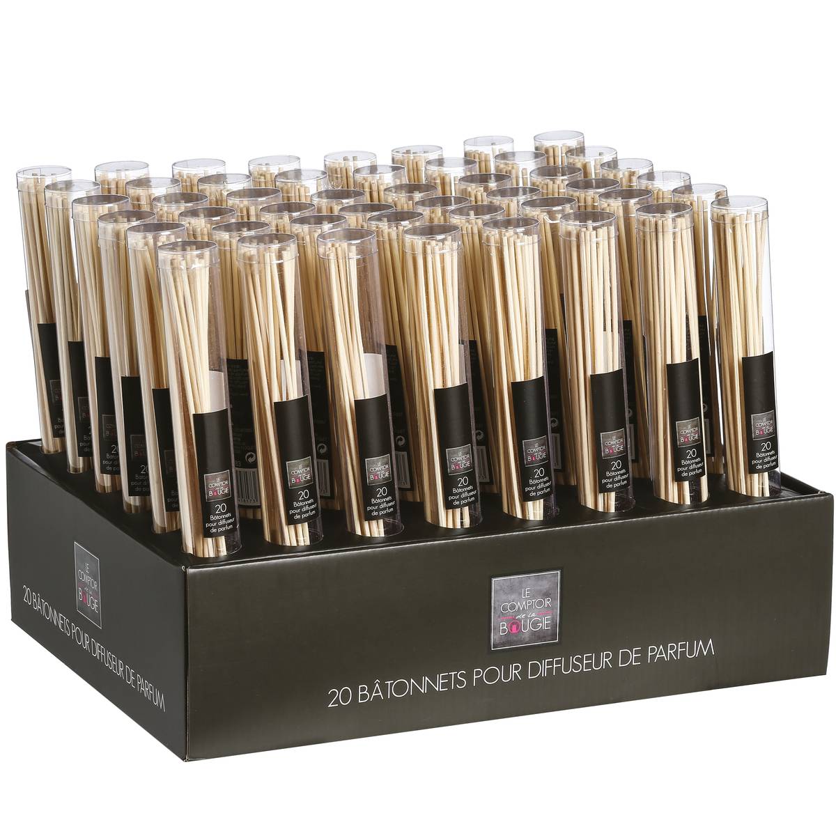 Lot de 20 bâtons diffuseurs blanc ivoire H24,5cm - Atmosphera Créateur d'intérieur - 3