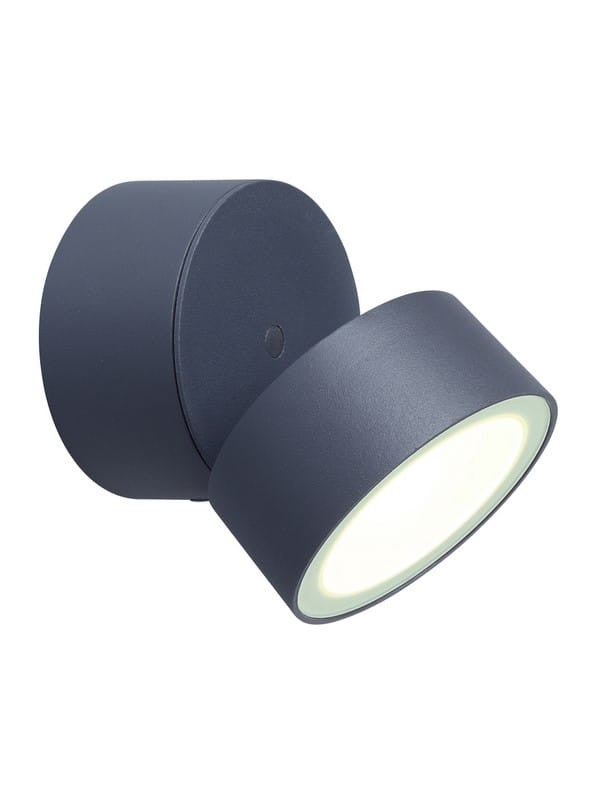 Kinkiet zewnętrzny TRUMPET LED 11W Neutralna biel 840lm antracytowo-biały wym:9,4x11,6x9,4cm IP54 Lutec