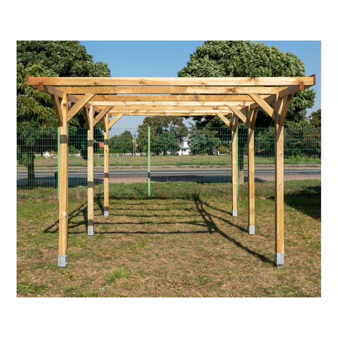 Carport, abri de voiture 3.04x5.12 m - 15.57 m2 - CAR16 - ALTANKA - 4