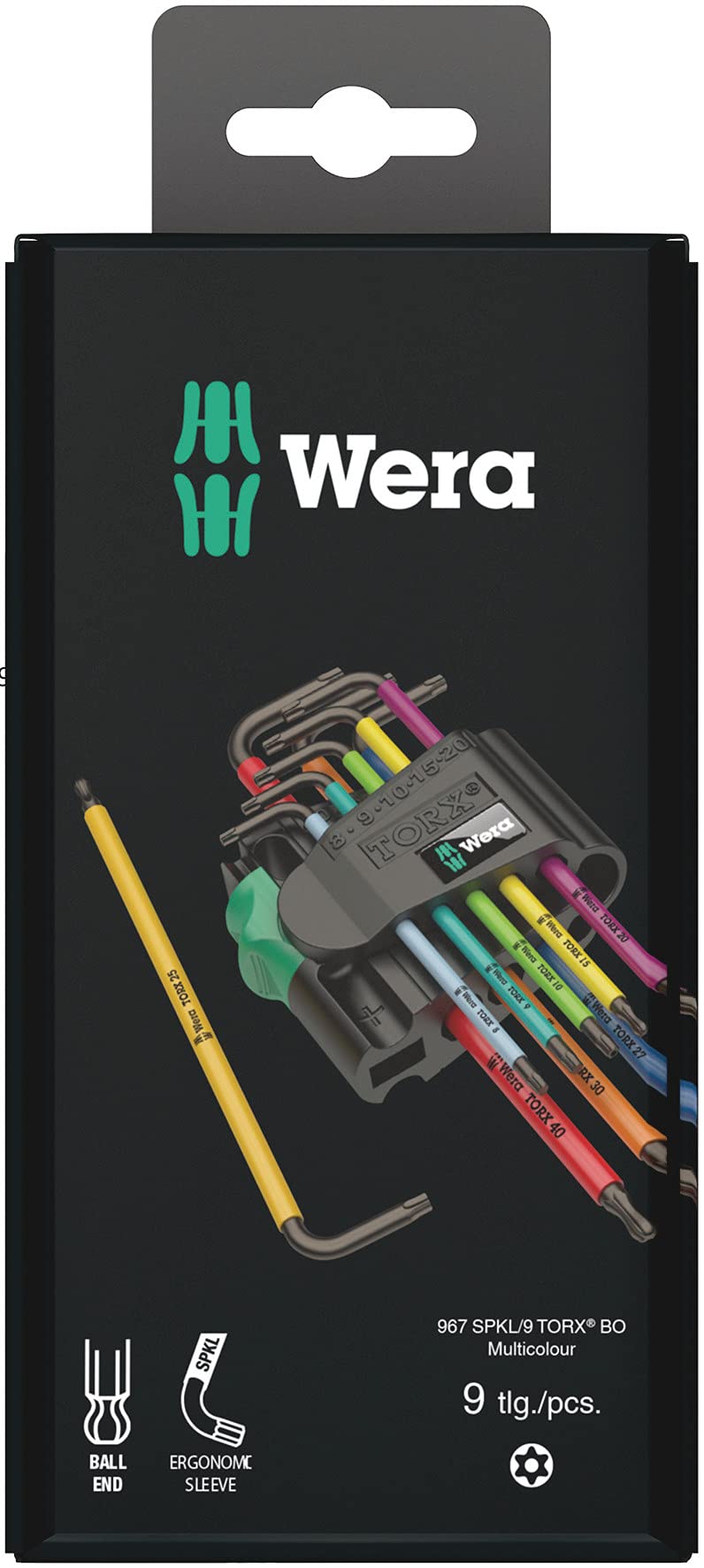 Wera - 3950 SPKL / 9 SM Angolo Set Di Chiavi Multicolour Sistema - Foto 12
