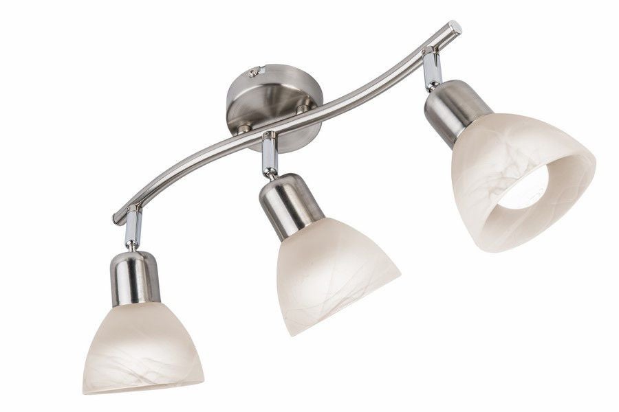 Lampa sufitowa wisząca Daytona 2 nikiel 3xE14x3W wym: 12 x 35 x 10 cm metal Reality
