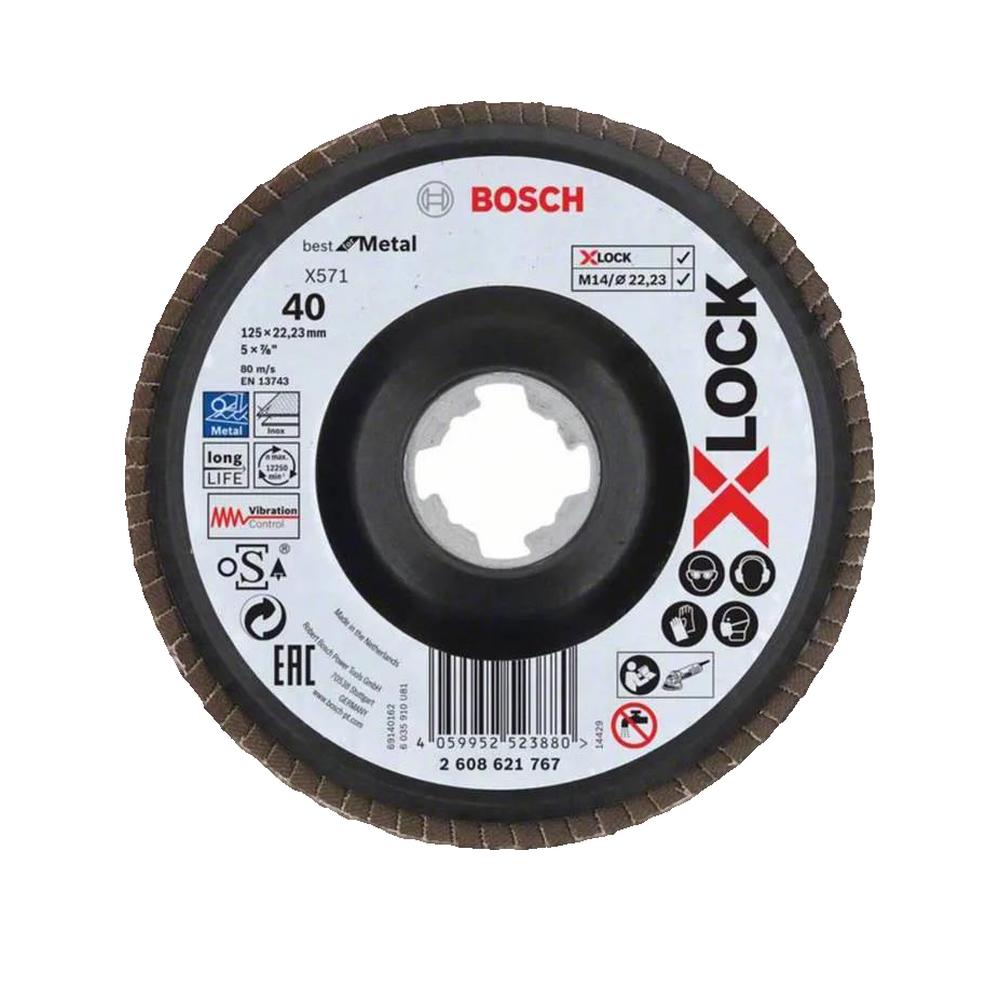 Tarcza Ścierna Bosch X-LOCK X571 Tlenek Cyrkonu 125 mm