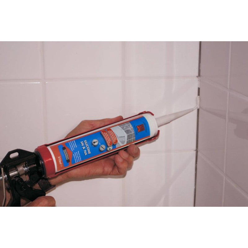 Silicone SN & NA - Mastic sanitaire et pierre naturelle - PTB Compaktuna - Jasmin - 2