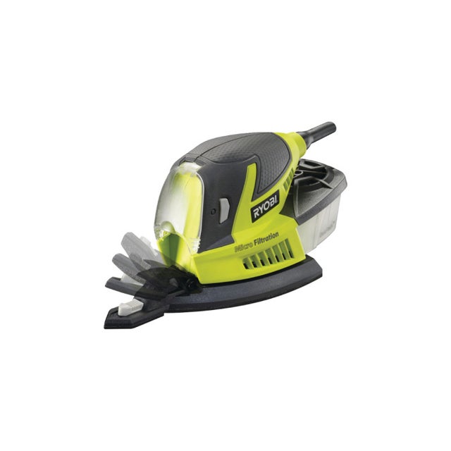 Ponceuse triangulaire RYOBI - 100W - 20 abrasifs - RPS100-GA20