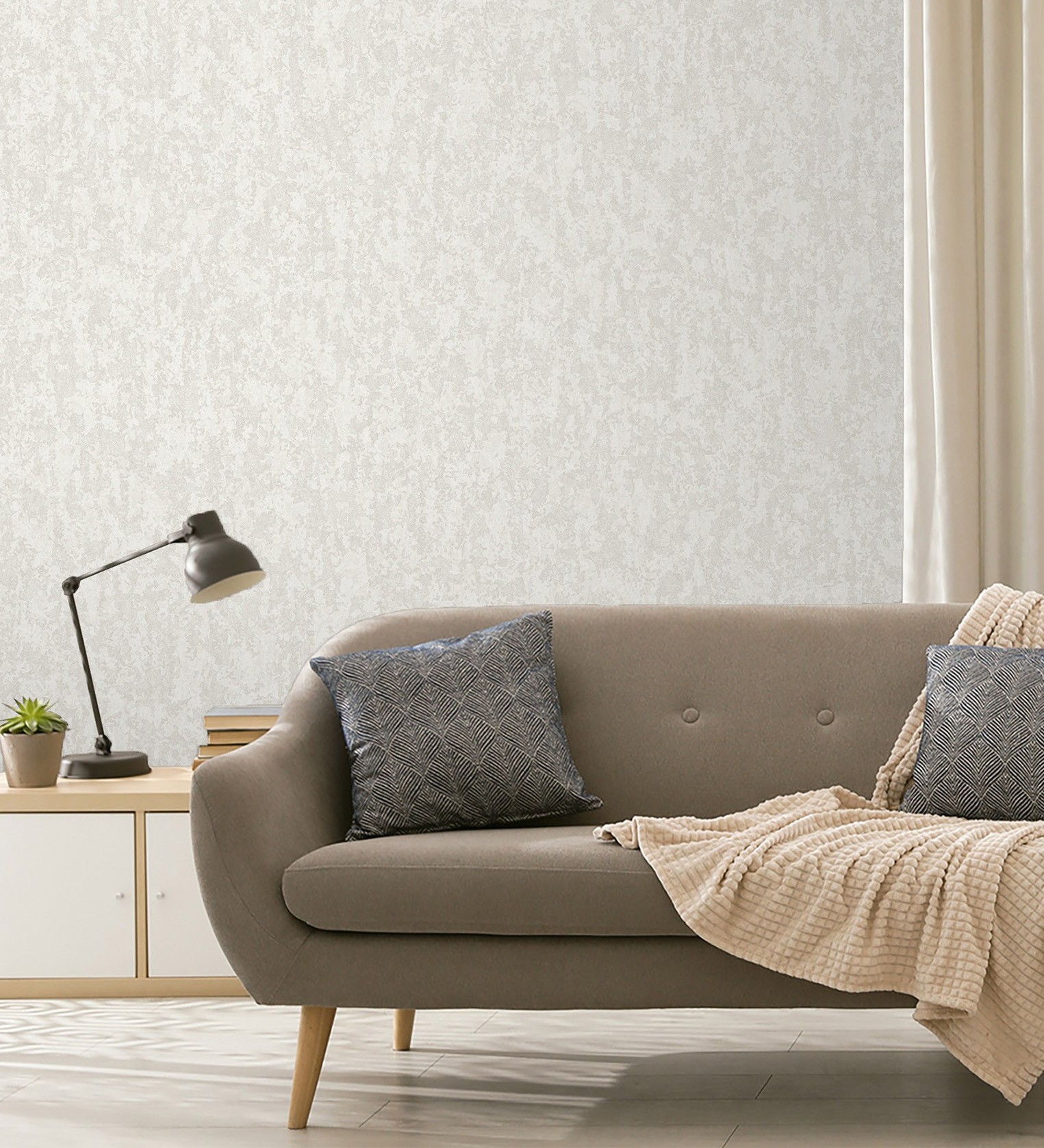 Papel pintado vinílico lavable con textura de piedra estilo industrial en relieve - allure texture 681636 de gaulan - rollo de 10 m x 1,06 m