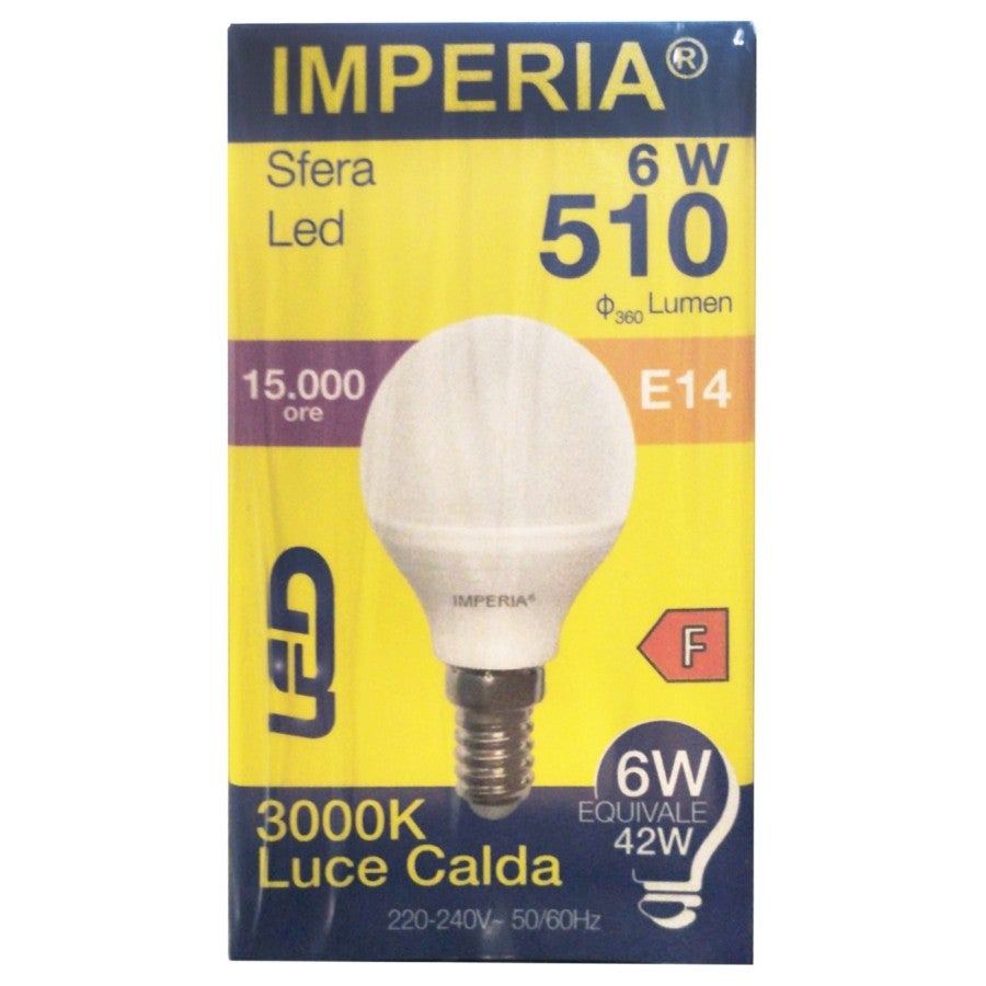 Lampe sphérique led E14 6W = 40W 209462 Leroy Merlin — free download