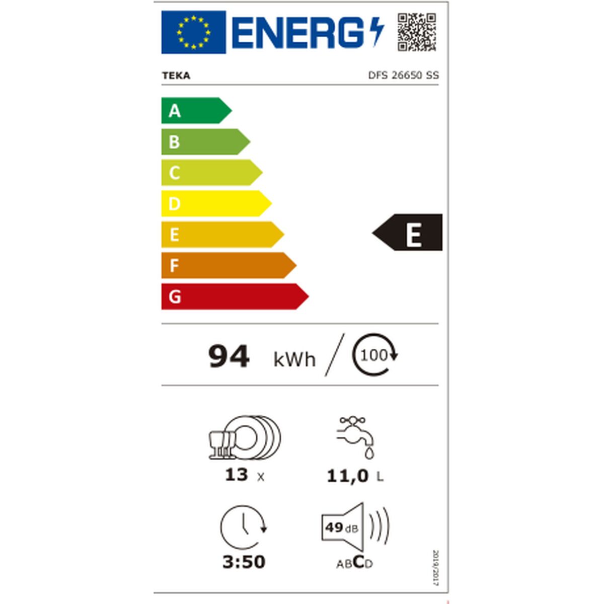 Lave-vaisselle Teka DFS26650SS 60 cm - 5
