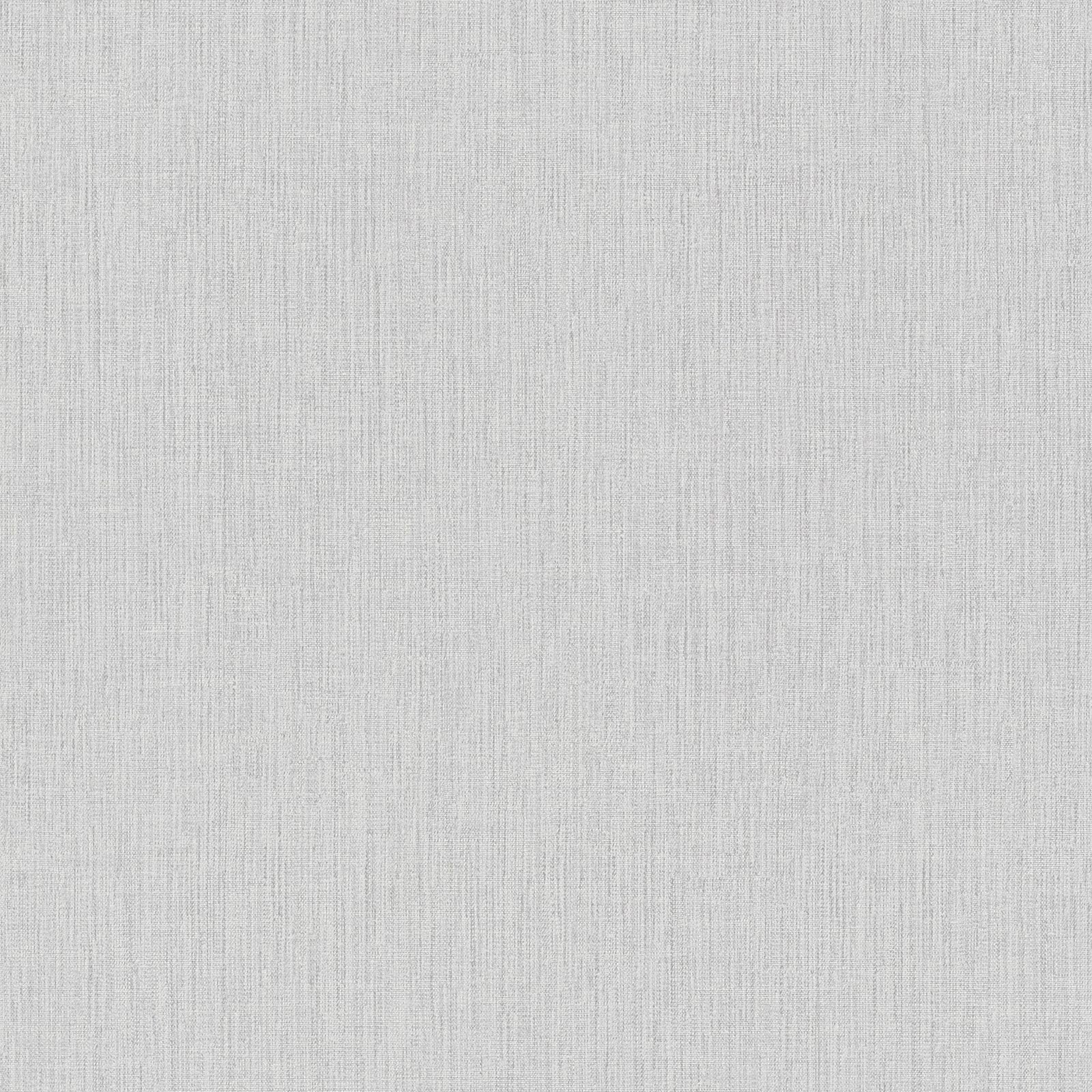 Papel pintado liso efecto lino gris claro - 53 cm x 10,05 m - livingwalls