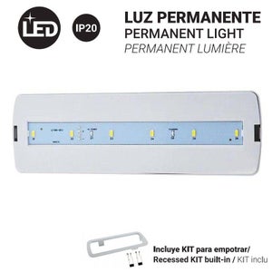 Lampada Di Emergenza A Led 3.5w- 400lm-IP 65 Lampada Di Emergenza A Led 3.5w- 400lm-IP 65