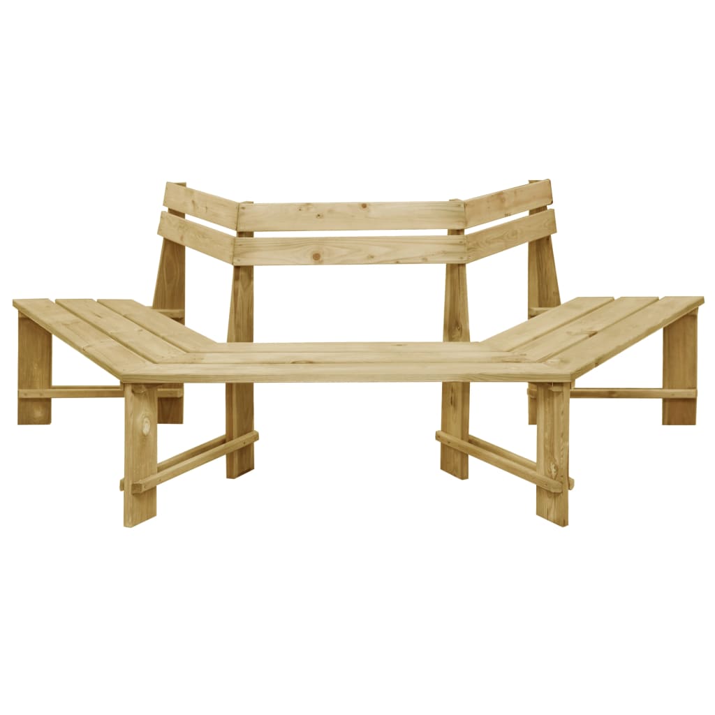 Panca da giardino mobili da giardino per esterni terrazza 240 x 208 x 87 cm legno di pino impregnato 02_0 02_0011307 - 2