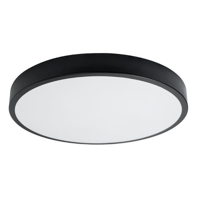 Plafon Onyx okrągły czarny LED 65W 3000K 5177lm wym: 6 x 60 cm IP20 aluminium Sollux Lighting