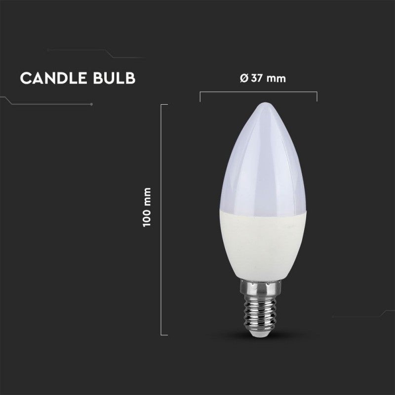 Lampadina LED E14 5,5W Candela 6400K - 5