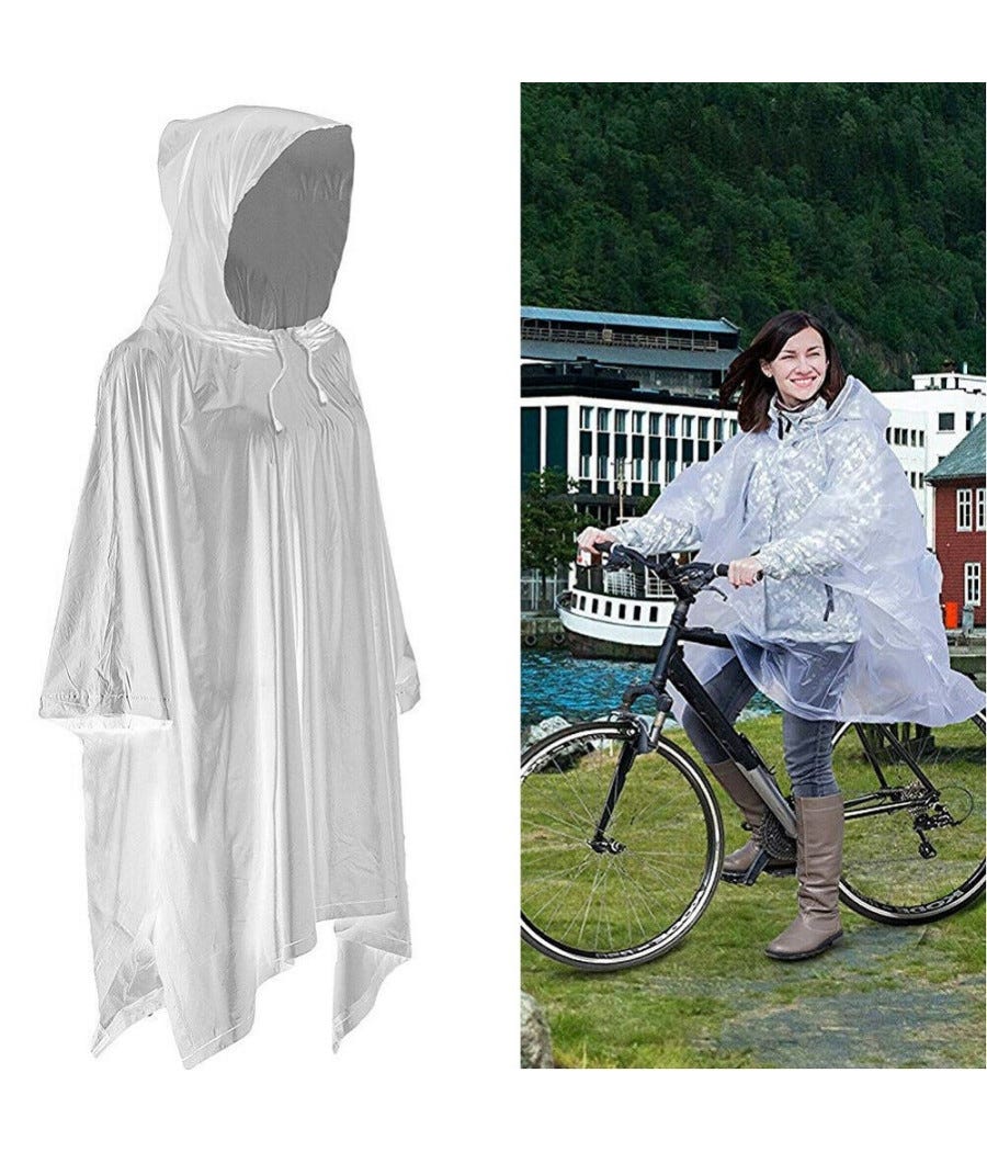 Poncho Pioggia Impermeabile Per Donna Uomo, Poncho Poncho Pioggia Impermeabile Per Donna Uomo, Poncho