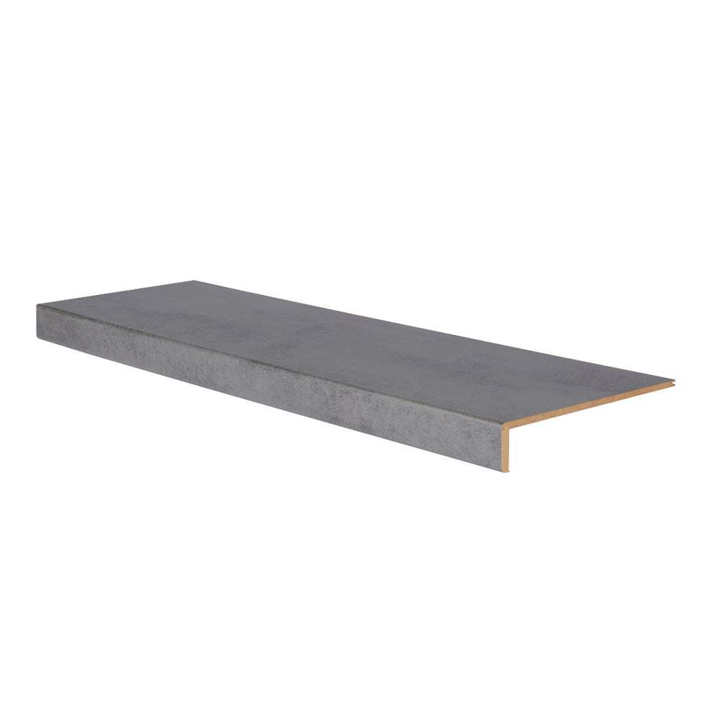 Marche rénovation d'escalier stratifié dark grey 1000 x 300 x 56 mm - PEFC 70% - 2
