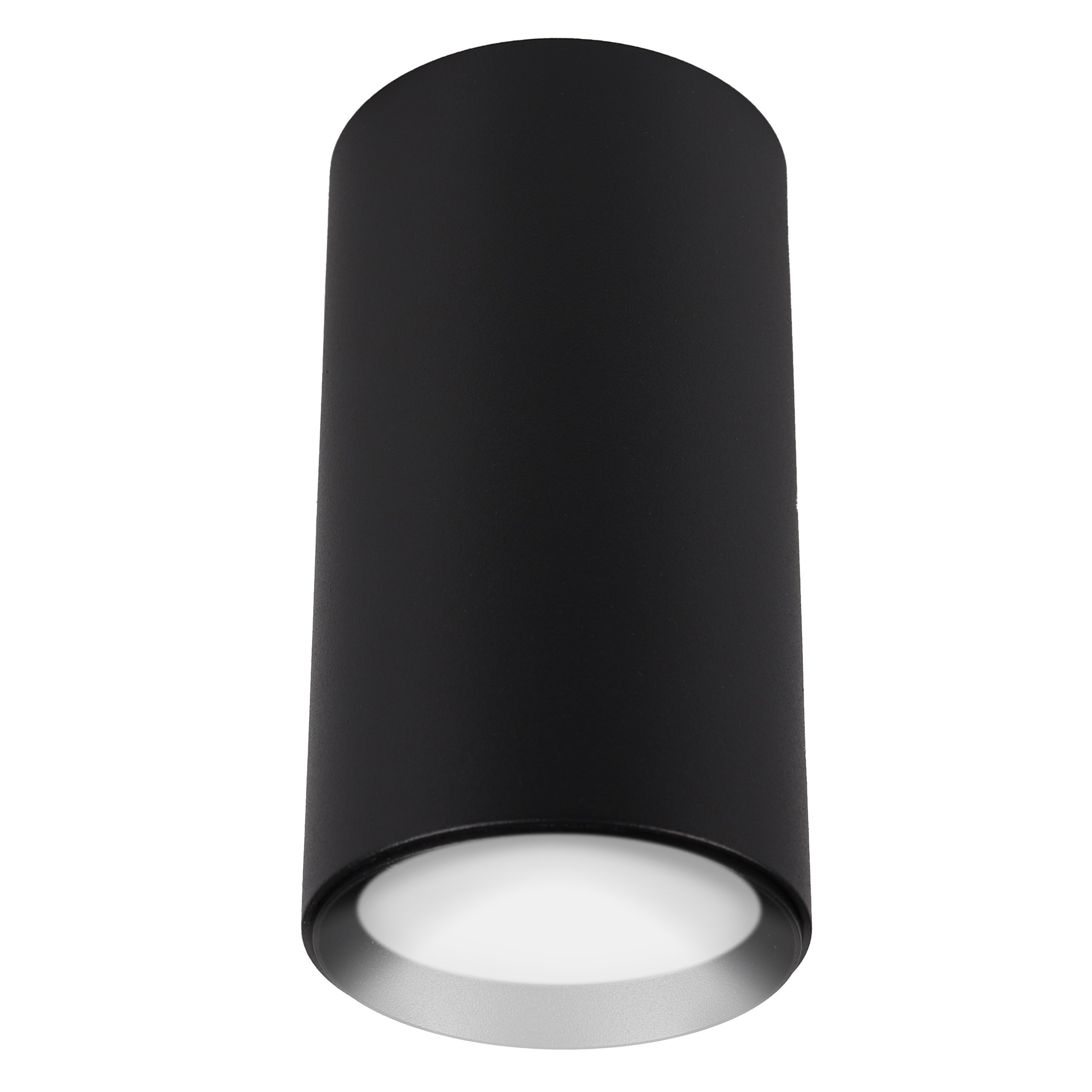 Lampa oprawa natynkowa LED GU10 56x100 mm IP20 tuba sufitowa czarna MasterLED