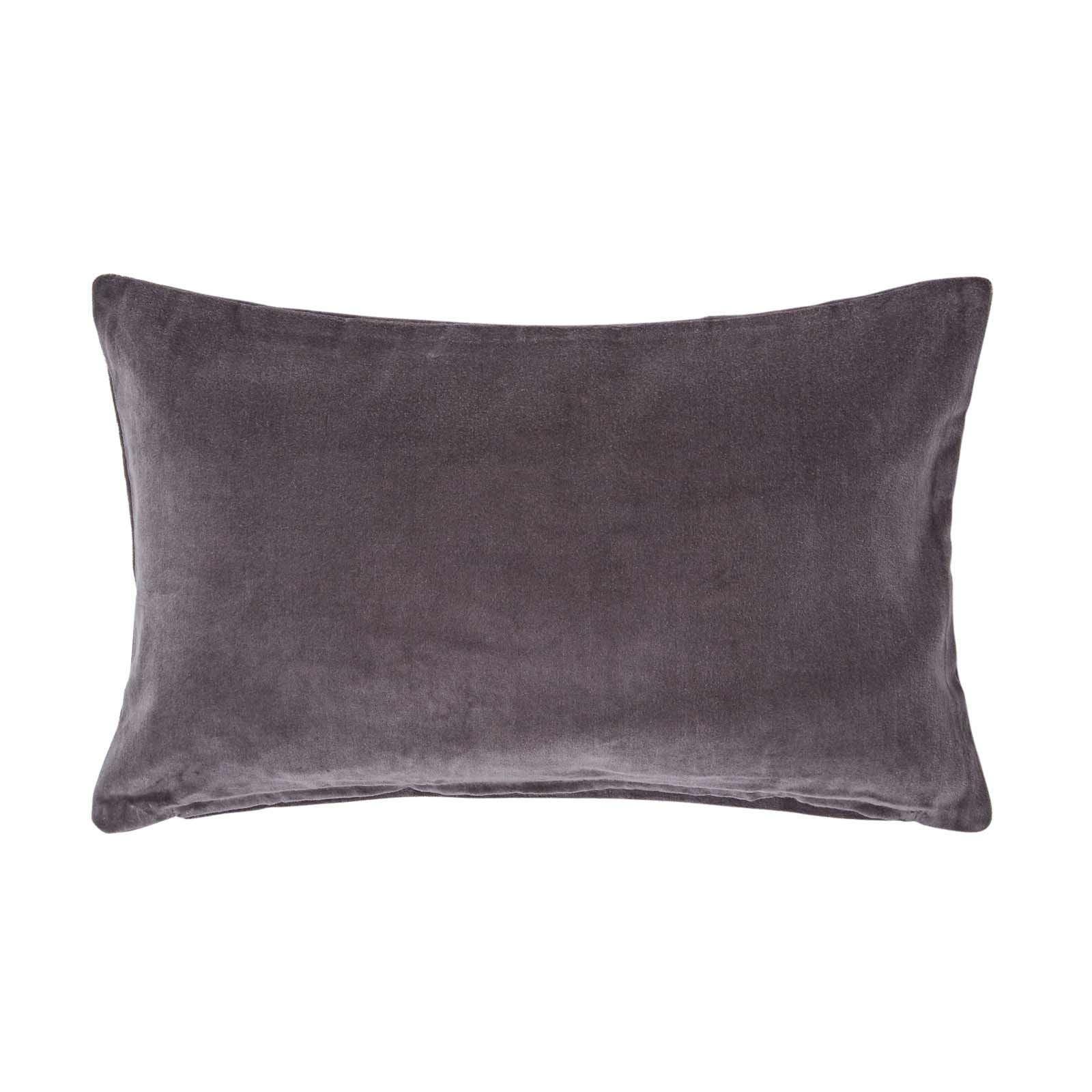 Homescapes Fodera Per Cuscino In Velluto Grigio Scuro - 45 X 45 Cm 95899755 Homescapes Fodera Per Cuscino In Velluto Grigio Scuro - 45 X 45 Cm 95899755