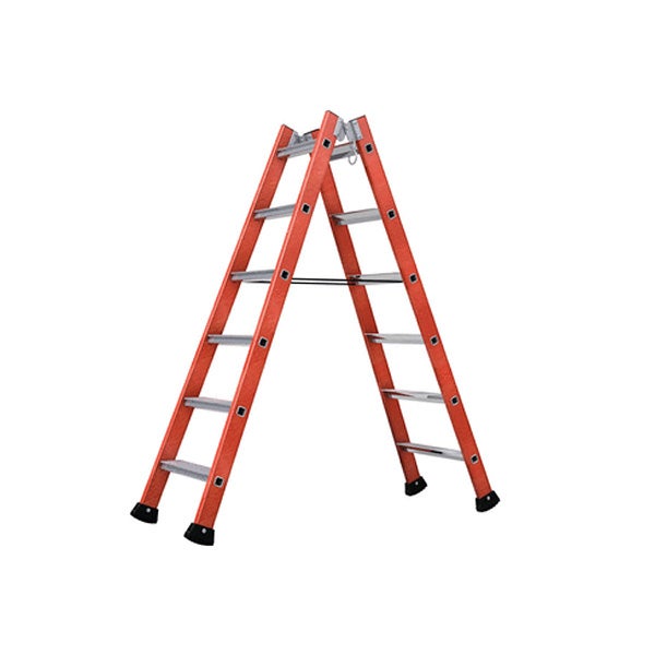 Echelle 2 x 6 barreaux - Hauteur maximum de travail 2.98m - 4255006